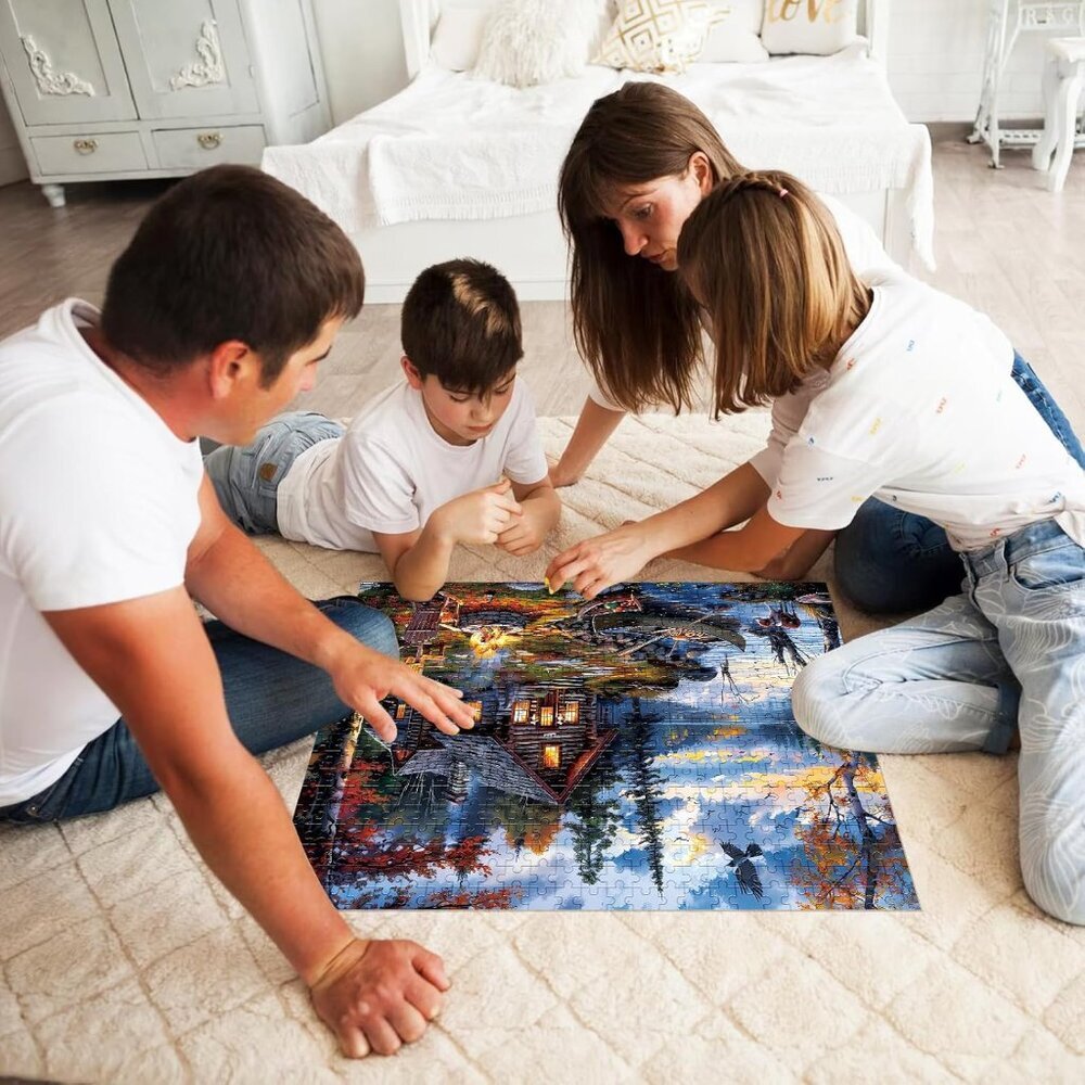 Puzzles for Adults 500 Pieces Puzzle Coutryside Jigsaw Puzzles for Adults Kids A - Picture 6 of 7